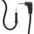 ADAPTEAR AUX 3.5 ADAPTER LEAD 3.5mm 3-pole straight jack to 3.5mm 2-pole right-angle jack, 300mm