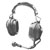 TELEX PH-10 HEADSET Ear defending, 150 ohms, with 150 ohms mic, straight cable, XLR 4-pin female