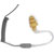 VOICE TECHNOLOGIES VT600C EARPHONE Coiled cable, grey