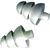 SHURE EATFL1-6 TRIPLE FLANGE TIPS For E1, E3/SCL3, E5/SCL5, S/M/L (pack of 6)