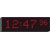 WHARTON 401A.05.R.S CLOCK 50mm red characters, surface mount