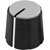 SIFAM S151-250 COLLET KNOB 15.5mm diameter, 0.25 inch shaft, black