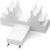 DPA DMM0002-W Double pin clip for DPA 406X microphone, white