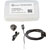 VOICE TECHNOLOGIES VT500 MINIATURE MICROPHONE Black, boxed with accessories