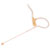 VOICE TECHNOLOGIES VT910 HEADWORN MICROPHONE Earhanger style, beige, in black plastic case