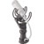 RYCOTE 41102 INV-2 MICROPHONE SUSPENSION 25mm bar, 43mm black lyres, 1x20 1x9.5mm, static