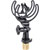 RYCOTE 41104 INV-4 MICROPHONE SUSPENSION 25mm bar, 70mm black lyres, 2x9.5mm, reducer, static