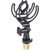 RYCOTE 41105 INV-5 MICROPHONE SUSPENSION 25mm bar, 70mm black lyres, 1x20 1x9.5mm, static/boom