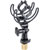 RYCOTE 41106 INV-6 MICROPHONE SUSPENSION 25mm bar, 70mm black lyres, 2x19-25mm, static/boom