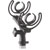 RYCOTE 41108 INV-8 MICROPHONE SUSPENSION 70mm bar, 70mm black lyres, 2x30mm, static/boom