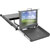 SWITCHCOM PRP8/CN MONITOR, KEYBOARD, TRACKBALL TRAY 1U, clamshell, 8 port KVM switch