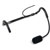 TRANTEC SJ66-BK MICROPHONE Aerobics, 200Hz-16kHz, for radiomic, screw jack, black