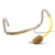 TRANTEC SJ66-YE MICROPHONE Aerobics, 200Hz-16kHz, for radiomic, screw jack, yellow