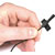 TRANTEC SJ212-B-R MICROPHONE Lapel, 40Hz-18kHz, for radiomic, 12dB pad, screw jack, black