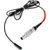 TRANTEC TS212-B-R MICROPHONE Lapel, 40Hz-18kHz, for radiomic, pad, Lemo, black