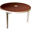 CANFORD ACOUSTIC TABLE Ash, circular 1220mm, nine jacks, (specify fabric colour)