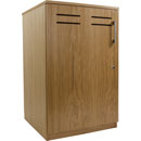 CANFORD ES4196618/O PREMIUM RACK CABINET 18U, 600 wide, 600 deep, Oak