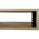 CANFORD ES4154003/A DESKTOP SURFACE Pod 3U, acrylic door, 400mm deep, Ash