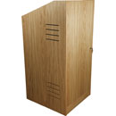 CANFORD ES4186018/O AV PRESENTERS LECTERN 18U, 600mm deep, Oak