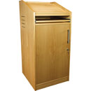 CANFORD ES4186018/B AV PRESENTERS LECTERN 18U, 600mm deep, Beech