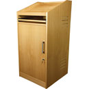 CANFORD ES4186018/B AV PRESENTERS LECTERN 18U, 600mm deep, Beech