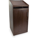 CANFORD ES4186018/W AV PRESENTERS LECTERN 18U, 600mm deep, Walnut