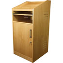 CANFORD ES4186015/B AV PRESENTERS LECTERN 15U, 600mm deep, Beech