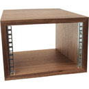 CANFORD ES4123004/W HALF-WIDTH MINI Pod 4U, 300mm deep, Walnut