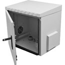 LANDE ES4554524/G-L WALL RACK CABINET IP55, 24U, 450d, with steel door, grey