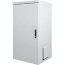 LANDE ES4554522/G-L WALL RACK CABINET IP55, 22U, 450d, with steel door, grey