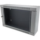 CANFORD ES4086015/G-T WALL RACK CABINET 15U, 600d, with glass door, grey