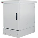 LANDE ES4658016/G-L/Z275 RACK CABINET IP65, 19-inch, 16U, 800d, grey, inc 200mm plinth, Z275