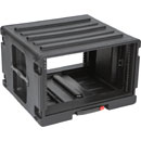 SKB 1SKB-R6UW ROLLING ROTO RACK CASE 6U, stacking, waterproof gasket, pull handle, built-in wheels