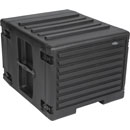 SKB 1SKB-R8UW ROLLING ROTO RACK CASE 8U, stacking, waterproof gasket, pull handle, built-in wheels