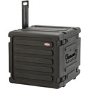 SKB 3SKB-R10U20W ROTO SHOCK RACK CASE 10U, 20-inch depth, pull handle and wheels, black