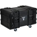 SKB 3SKB-R908U28 ROTO SHOCK RACK CASE 8U, 28-inch depth, 4x castors, black