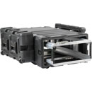 SKB 3RR-4U30-25B REMOVABLE SHOCK RACK CASE 4U, 30-inch depth, removable shockmount, wheels, black