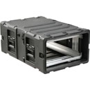 SKB 3RR-5U30-25B REMOVABLE SHOCK RACK CASE 5U, 30-inch depth, removable shockmount, wheels, black