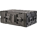 SKB 3RS-4U24-25B STATIC SHOCK RACK CASE 4U, 24-inch depth, 2x integrated wheels, black