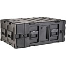 SKB 3RS-4U24-25B STATIC SHOCK RACK CASE 4U, 24-inch depth, 2x integrated wheels, black