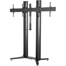 B-TECH BT8712 FLAT SCREEN STAND Floor, up to VESA 600x400, twin-screen, fixed, black