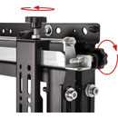 B-TECH BT8310 VIDEOWALL MOUNT Pop-out, 75kg load capacity, VESA 600x400