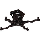 B-TECH BT899 PROJECTOR MOUNT Ceiling, up to 25kg, tilt/yaw, fixed 122mm drop, black