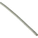 DOUGHTY T40500 GALVANISED WIRE ROPE Flexible, 2mm, silver