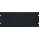 CANFORD RACK PANEL BLANK, FULL WIDTH 4U Flat aluminium, black anodised