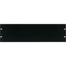 CANFORD RACK PANEL BLANK, FULL WIDTH 3U Flat aluminium, black painted