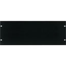 CANFORD RACK PANEL BLANK, FULL WIDTH 4U Flat aluminium, black painted