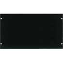 CANFORD RACK PANEL BLANK, FULL WIDTH 6U Flat aluminium, black painted