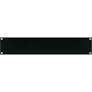 CANFORD RACK PANEL BLANK, FULL WIDTH 2U Steel, black painted