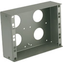 CANFORD RACKBOX HALF WIDTH 4U, 100mm deep, dark grey